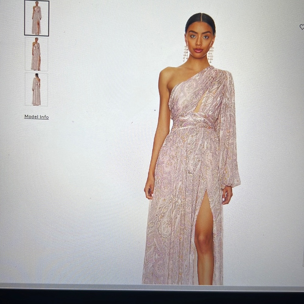 Size Small Gianni Maxi Dress , perfect for a wedding event or something formal.